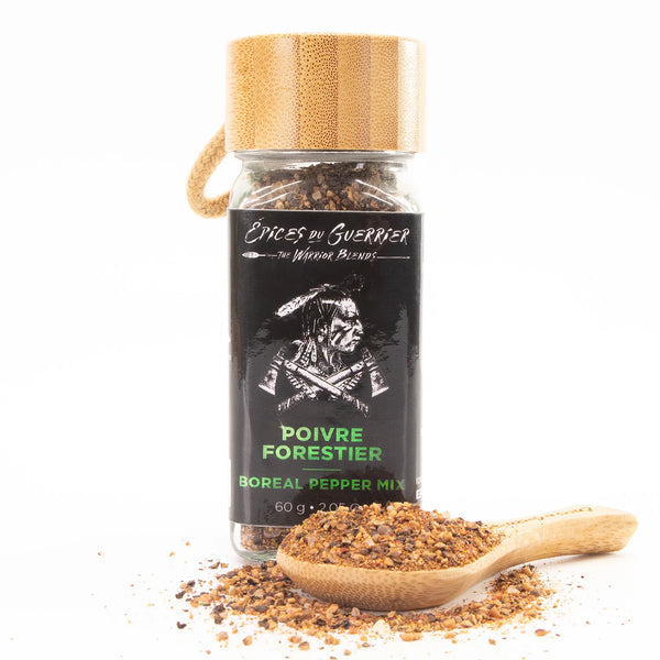 Poivre Forestier - Épices du Guerrier (60g Pot en verre)