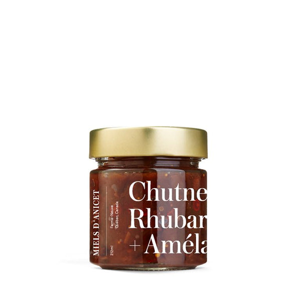 Chutney Rhubarbe + Amélanchier + Miel de Miels d'Anicet